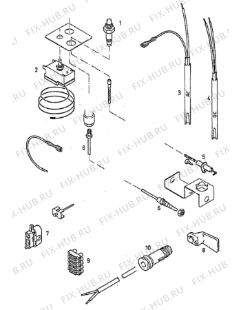 Взрыв-схема холодильника Unknown RC1600EG - Схема узла C20 Electric armature  G